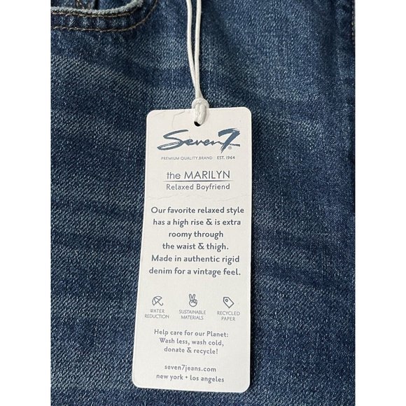NWT Seven7 Marilyn Relaxed Fit Boyfriend Jeans - Size 8 - Picture 3 of 7